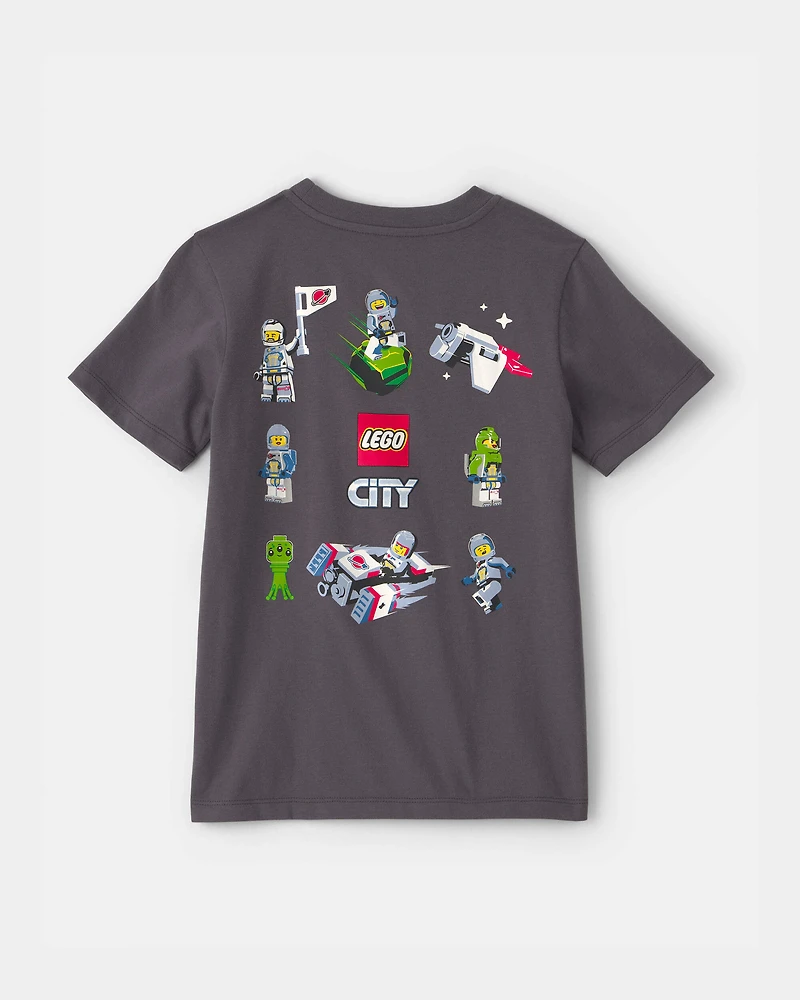 Boys Lego Astronaut Graphic Tee - Grey
