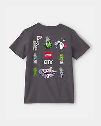 Boys Lego Astronaut Graphic Tee - Grey