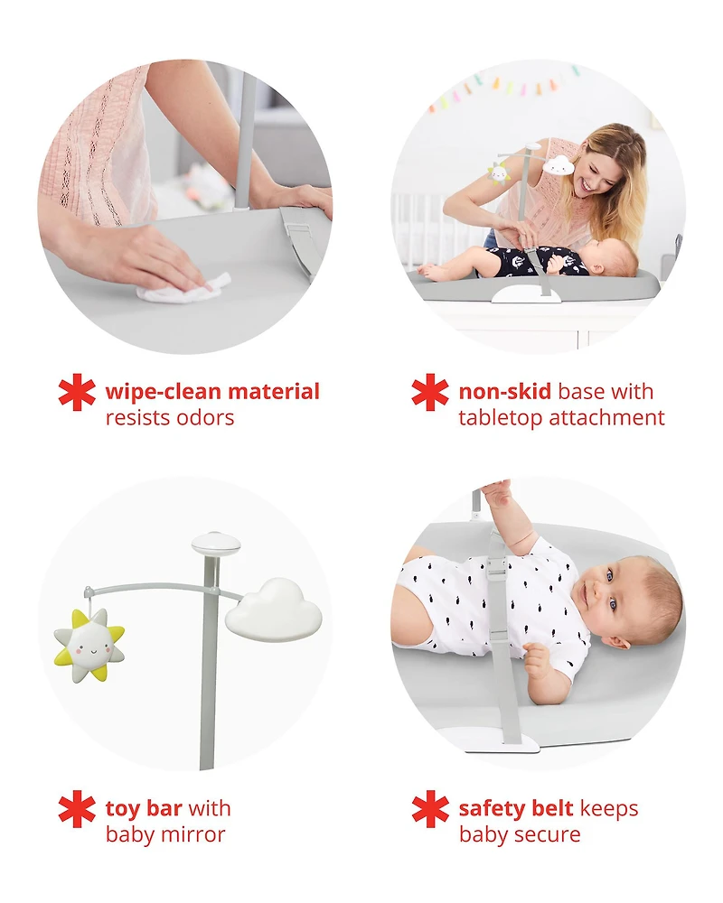 Nursery Style Wipe-Clean Changing Pad - 18 in