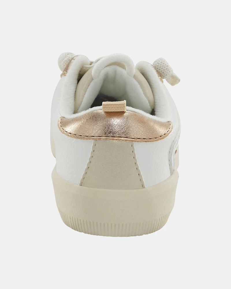 Toddler Metallic Star Sneakers - Gold