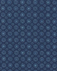 Girls Floral Ribbed Tee - Navy