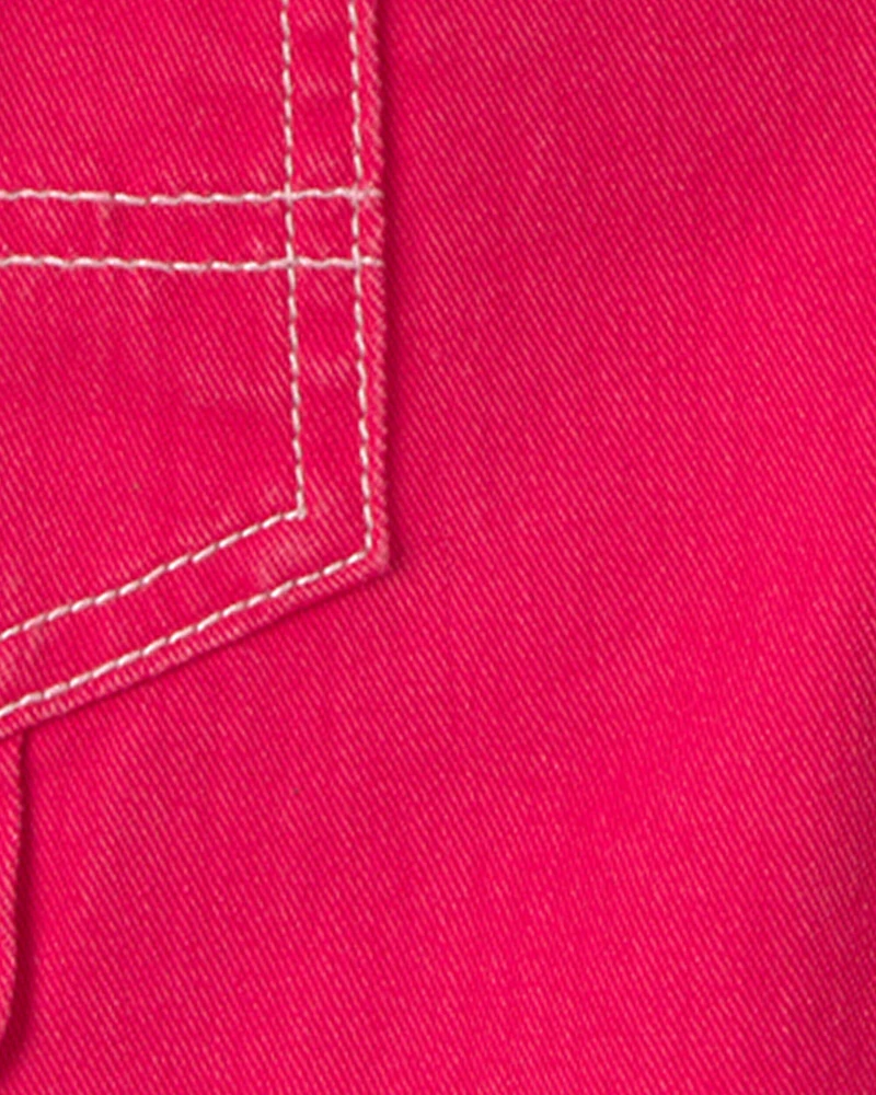 Baby Twill Shortall - Red