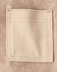 Boys Acid Wash Cotton Short-Sleeve Pocket Tee - Brown