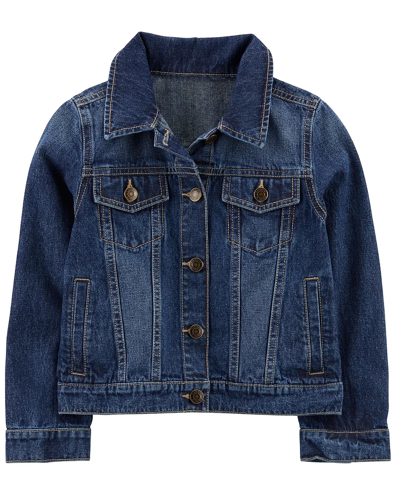 Kid Denim Jacket - Dark Wash