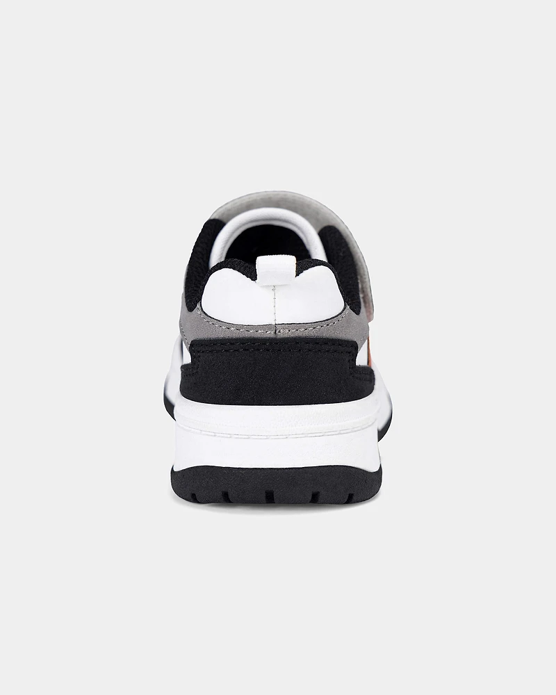 Toddler Boy Color Block Sneakers - Grey/Red
