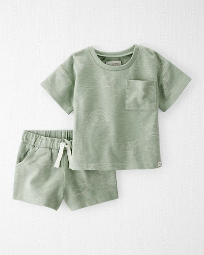 Baby 2-Piece Turtles Set Made with Organic Cotton