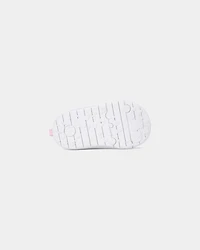 Baby Girl Every Step® First Walker Cheetah Sneakers - White/Brown