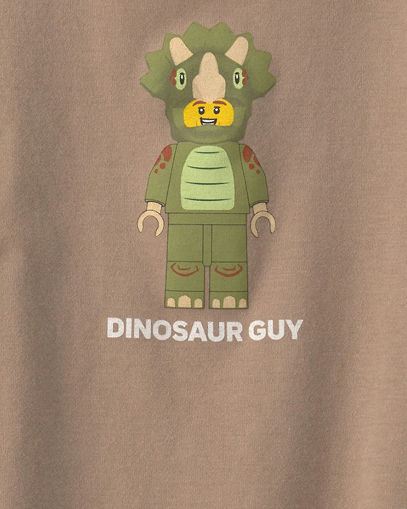 Toddler Boy Lego Dinosaur Graphic Tee - Brown