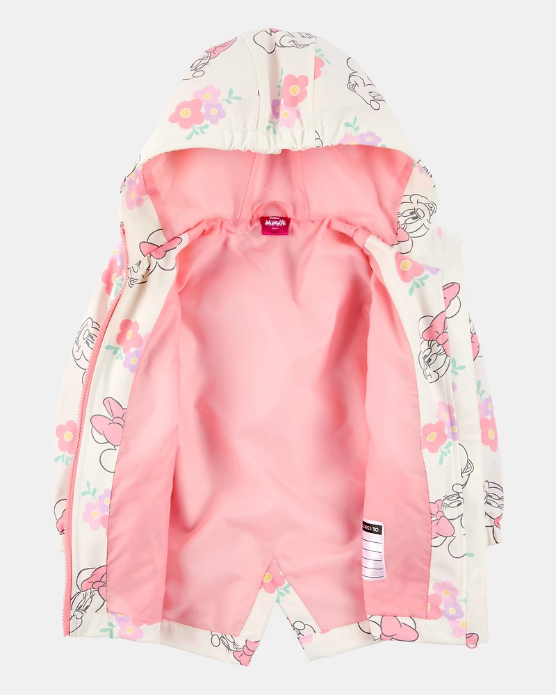 Toddler Girl Minnie Mouse Rain Jacket