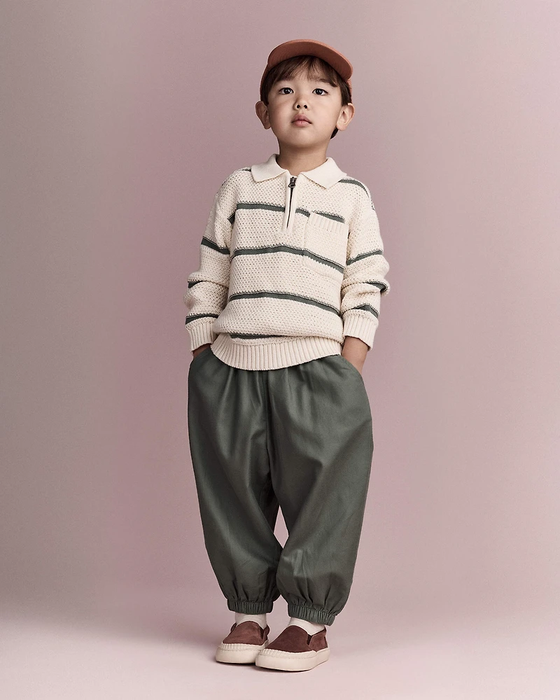 Toddler Relaxed Joggers - Olive