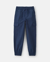 Boys Cargo Joggers - Navy Blue