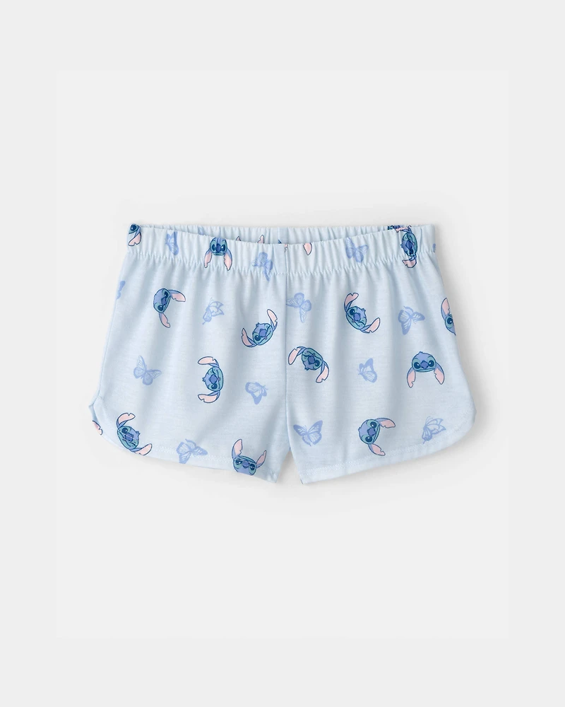 Toddler Girl 2-Piece Disney© Lilo & Stitch Short-Sleeve Pajama Set - Blue
