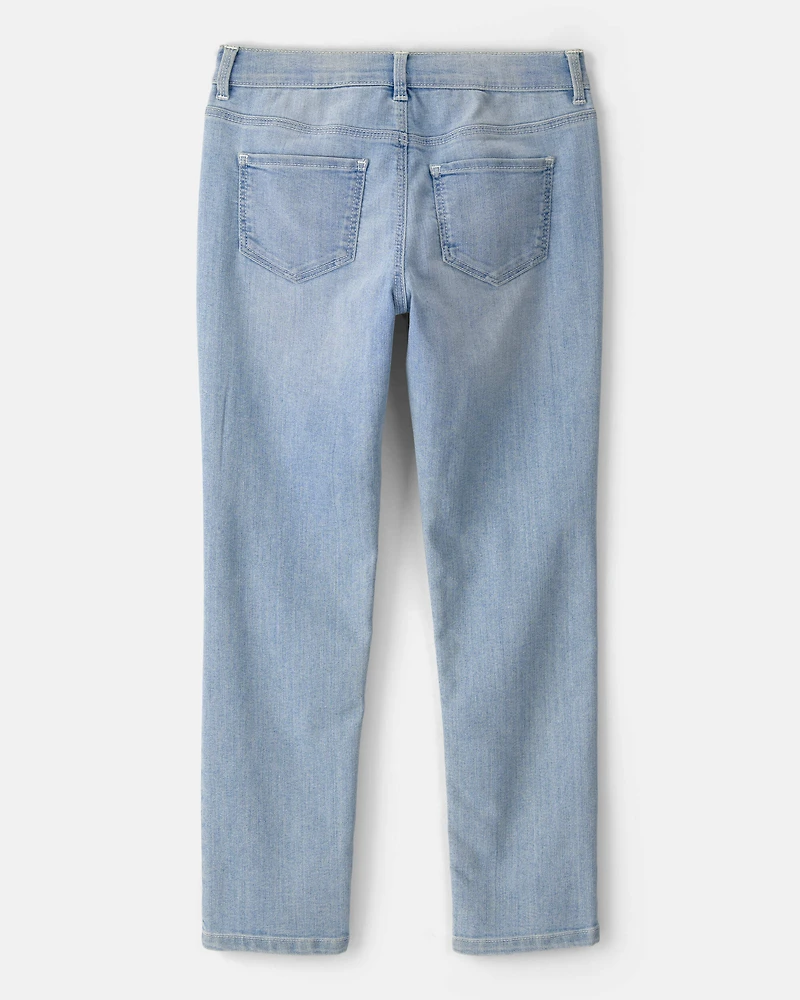 Kid Light Blue Wash Super Skinny-Leg Jeans