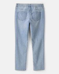 Kid Light Blue Wash Super Skinny-Leg Jeans