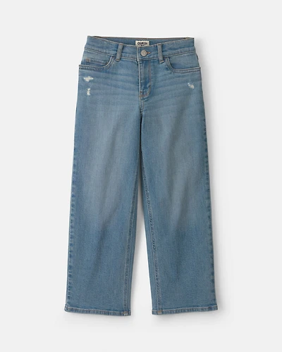 Girls Denim Relaxed Jeans - Light Wash