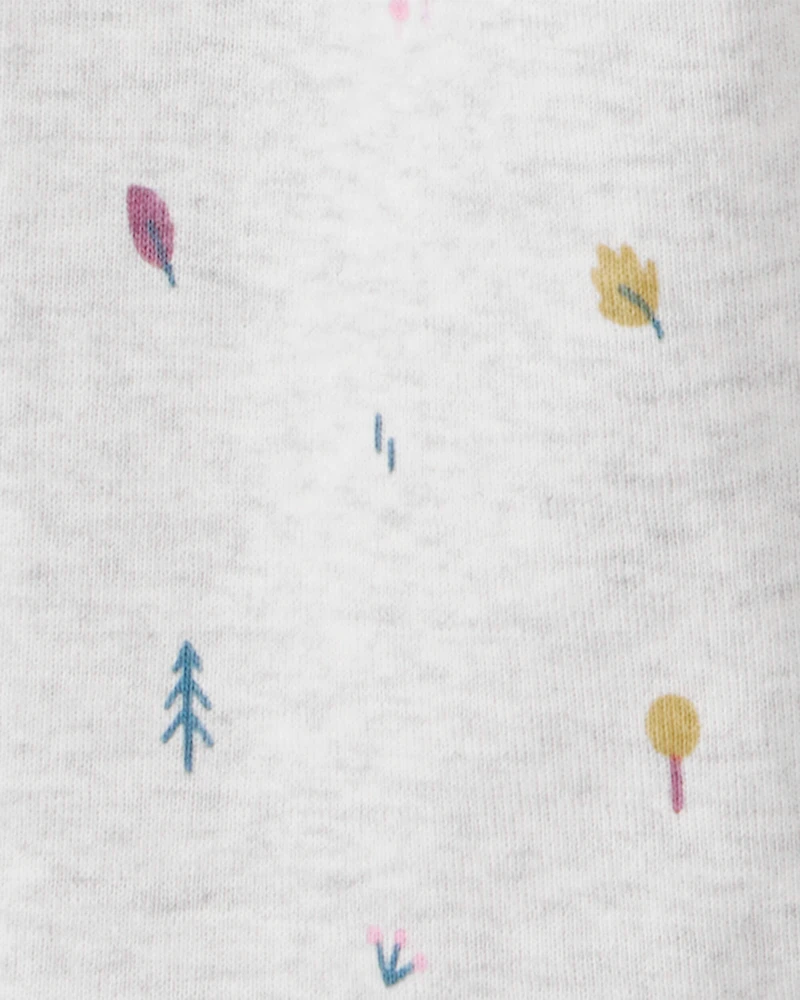 Baby Girl 2-Pack Organic Cotton Grow-With-Me Joggers