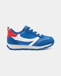 Toddler Boy Athletic Sneakers - Blue/White
