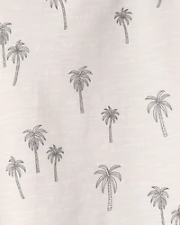 Toddler Boy 2-Pack Organic Cotton T-Shirts in Palm Trees
