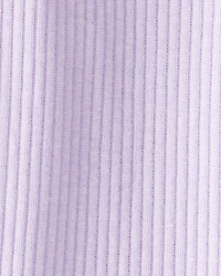 Baby Girl Pull-On Stretch Rib Leggings - Purple
