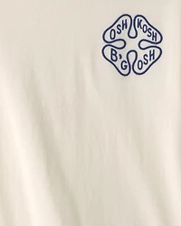 Boys OshKosh Clover Graphic Tee - Cream