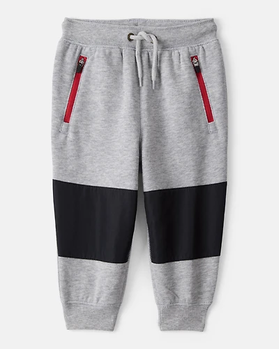 Baby Boy Fleece Joggers - Grey