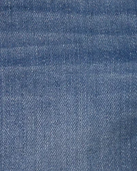 Baby Girl Eyelet Trim Denim Shorts - Dark Wash