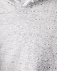 Toddler Boy Cotton Long-Sleeve Hooded Top - Grey