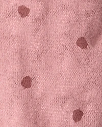 Baby Girl 3-Piece Acorn Print Short-Sleeve Dress Set - Pink