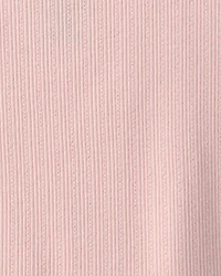 Girls Ruffle Ribbed Tank Top - Pink