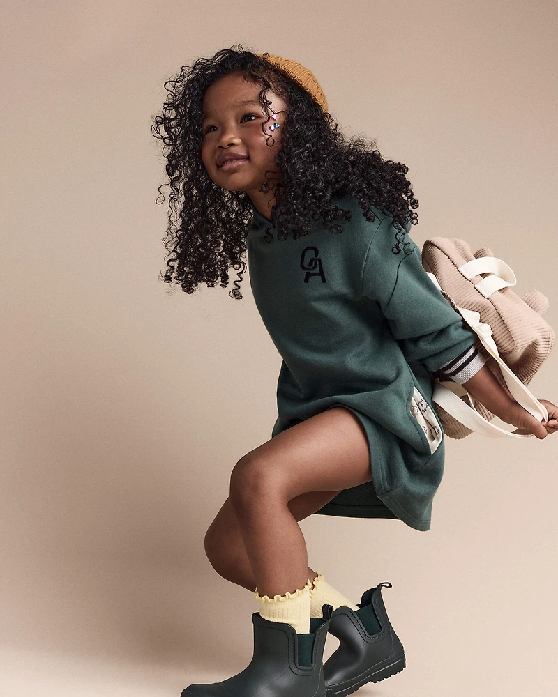 Bear Corduroy Square Backpack - Tan