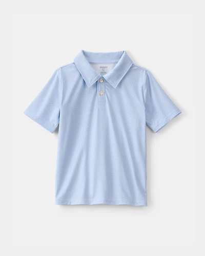 Boys Active Polo Shirt - Light Blue