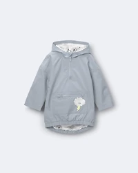 Toddler Hooded Rain Pullover - Pale Blue