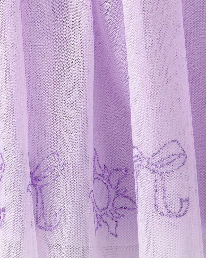 Toddler Girl Disney© Rapunzel Glitter Tulle Skort - Purple