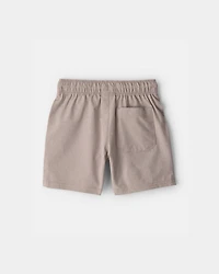 Baby Boy Woven Pocket Shorts - Taupe
