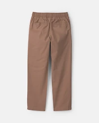 Boys Twill Pants - Brown