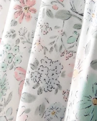 Baby Girl 2-Pack Butterfly Garden PurelySoft Multipack Bodysuits - Pink/Ivory