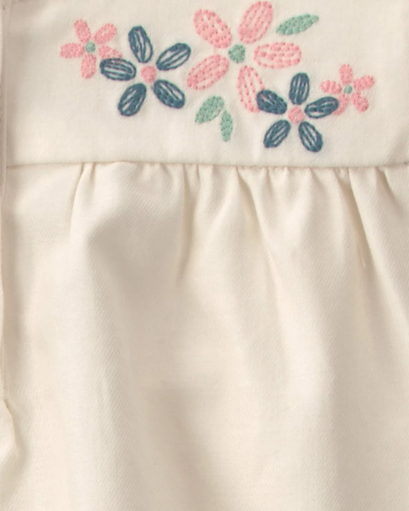 Baby Girl 2-Piece Floral Long-Sleeve Top & Pant Set - Pink/Cream