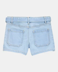 Kid Iconic Denim Shorts - Blue