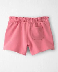 Girls French Terry Shorts Made with Organic Cotton