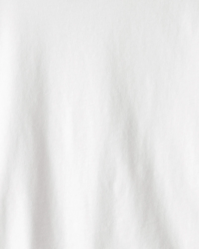 Kid Solid T-Shirt - White