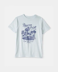 Kid Lighthouse Graphic Tee - Blue