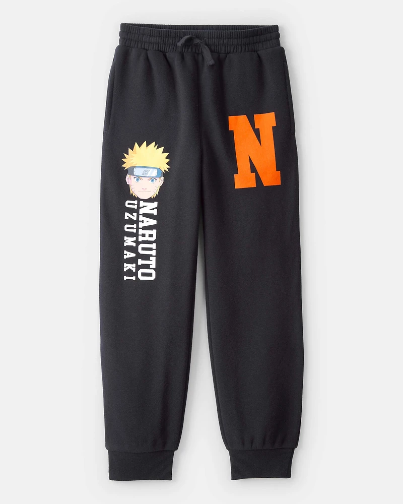 Boys Naruto Anime Sweatpants - Black
