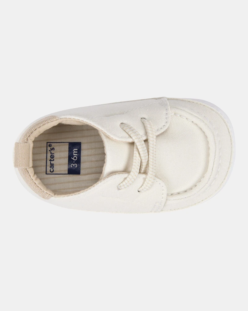 Baby Boy Casual Boat Shoes - White