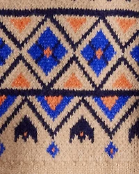 Boys Fair Isle Sweater - Brown