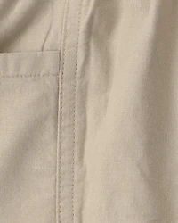 Toddler Boy 2-Piece Top & Short Set Made with Organic Cotton in Red Gingham