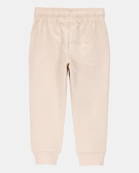 Toddler Boy Pull-On Drawstring Joggers - Khaki