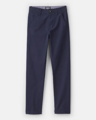 Boys Slim Fit Tapered Chino Pants