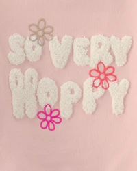 Baby Girl 2-Piece Easter 'So Very Hoppy' French Terry Top & Skort Set - Pink