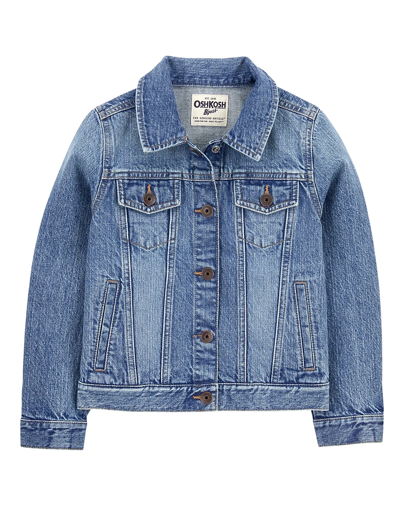 Kid Denim Jacket - Medium Wash