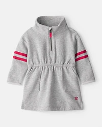 Baby Girl DayDream Fleece Dress - Grey